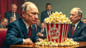 Putins Popcorn: Satire, Macht und die Rolle der Cartoonisten im politischen Diskurs