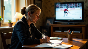 Die Herausforderungen des Schreibens: Parkinson, Eishockey und kreative Rivalität